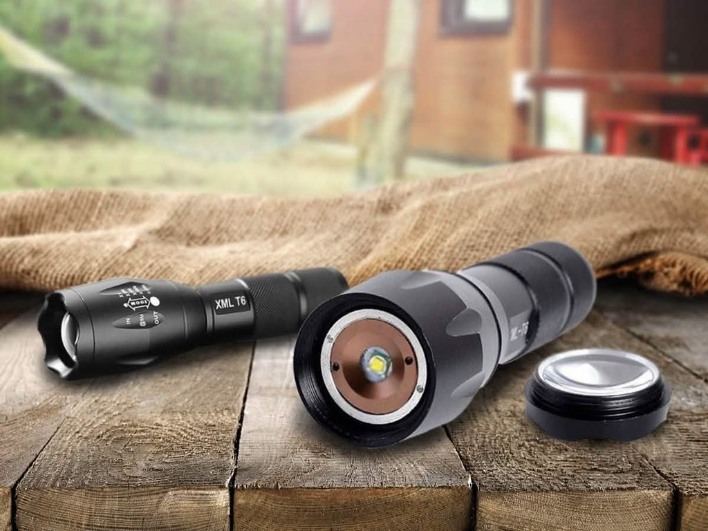 1600 Lumen Aluminum Alloy Tactical Flashlight with Zoom (Copy)